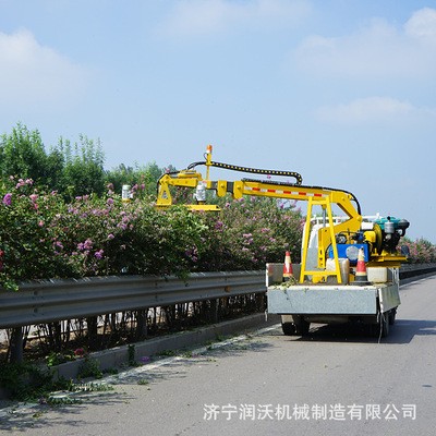 大型 车载式园林绿化修枝车 润沃机械高速公路灌木修剪车园林绿化图2