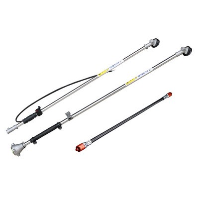 背负式割草机工作杆子总成 侧挂式操作杆 铝管总成软轴传动轴配件图5