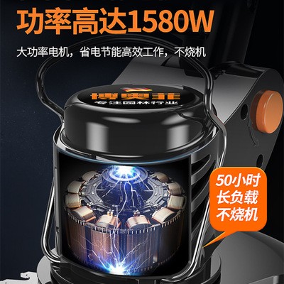 无刷电动锂电割草机充电式小型家用多功能开荒园林大功率除草机图4