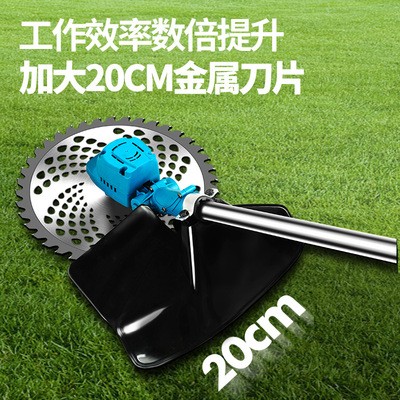 新型电动割草机充电式小型家用多功能农用收割锂电打草锄草除草机图2