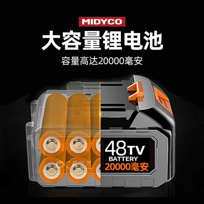 新款电动割草机小型家用除草机充电式草坪机锂电农用手持式打草机图3