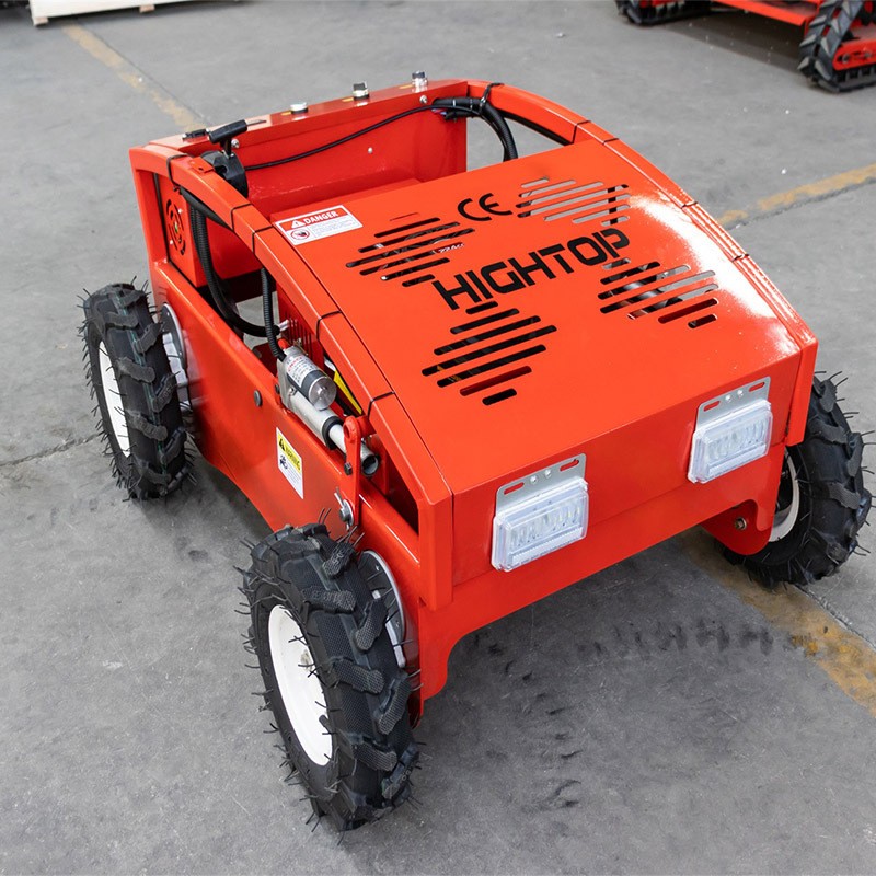 遥控轮胎式果园割草机现货直供 大棚果蔬除草绿化带剪草割草机图3