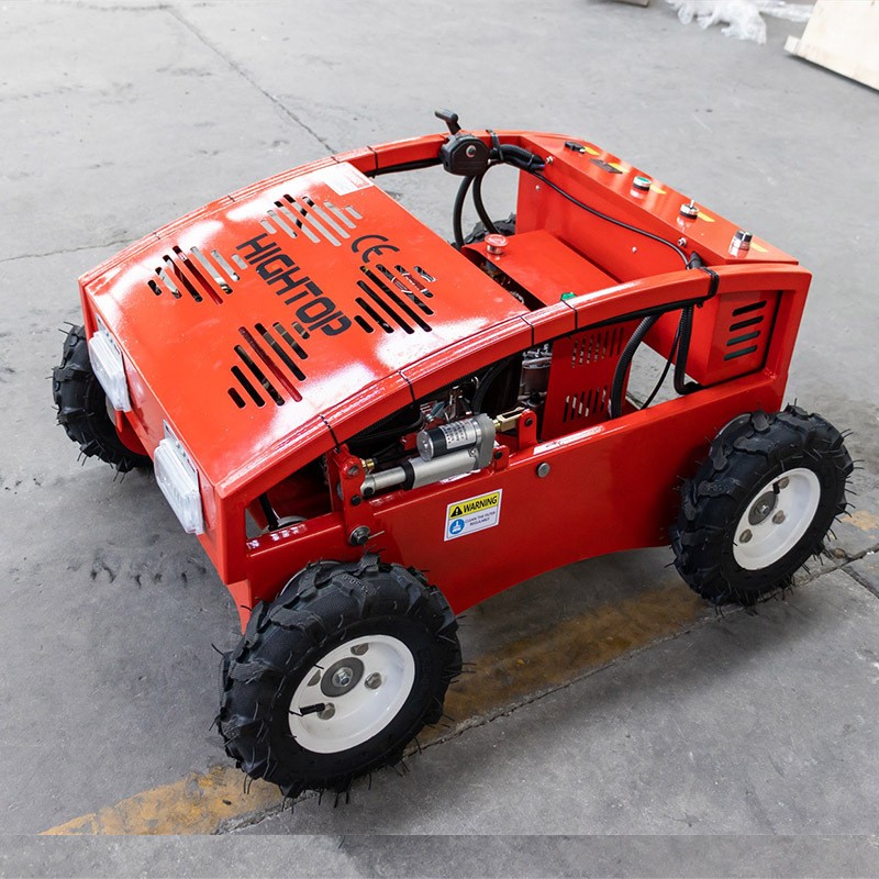 遥控轮胎式果园割草机现货直供 大棚果蔬除草绿化带剪草割草机图5