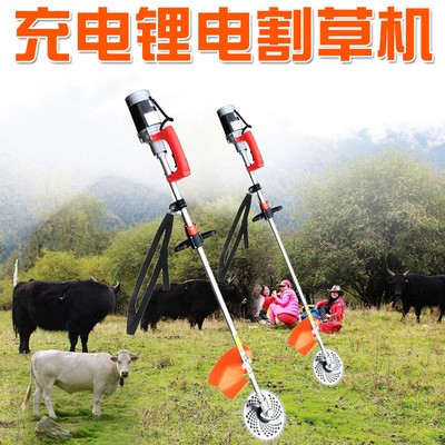 电动割草机家用剪草机充电式打草机可配摩托车电池电瓶车电池果园图3