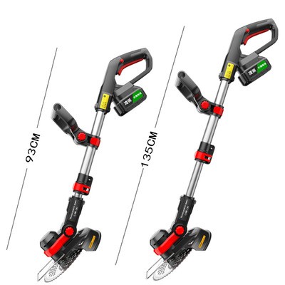 无刷电动充电割草机多功能家用小型除草机锂电池充电打草机草坪机图4