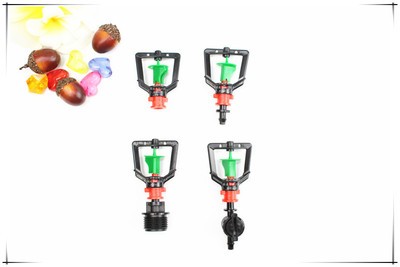 方框旋转微喷头防滴器倒挂套装 温室大棚蔬菜倒挂微喷 园艺灌溉图5