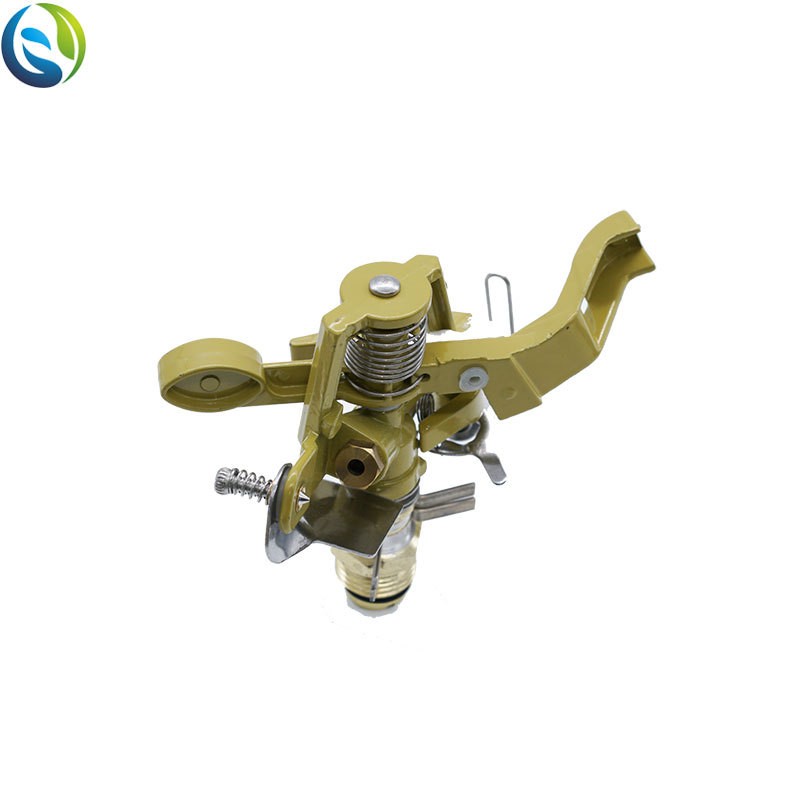 绿润喷灌锌合金可调摇臂喷头旋转草坪绿化360度草地洒水器喷头图5