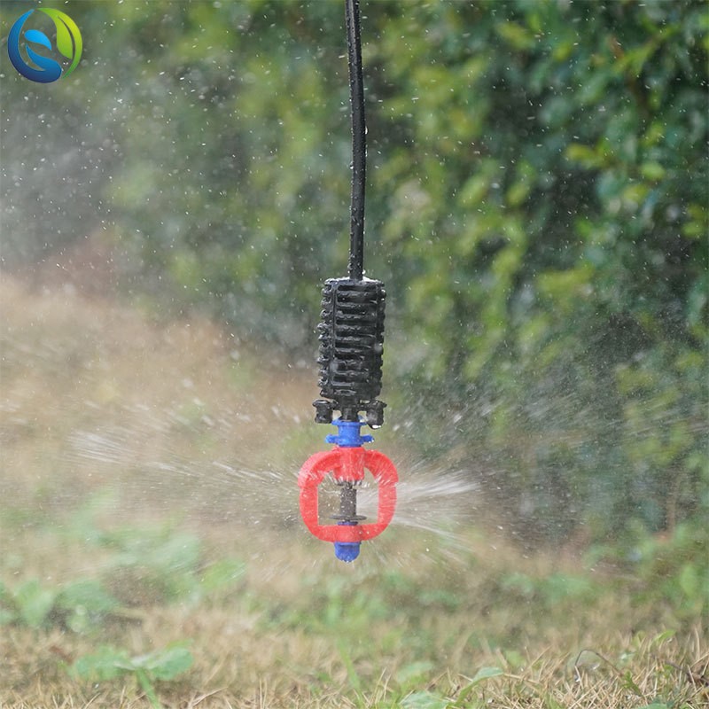 园艺温室大棚蔬菜种植节水育苗微喷头地插喷灌设备滴水自动灌溉图4