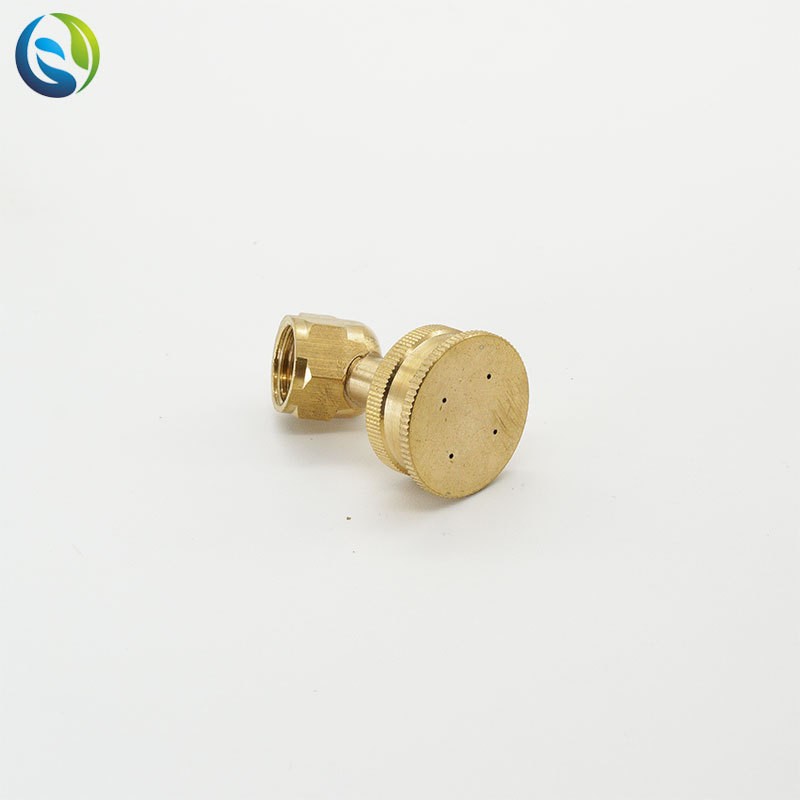 绿润喷灌电动喷雾器配件打药机4眼铜花洒雾化农用高压铜四眼喷头图5