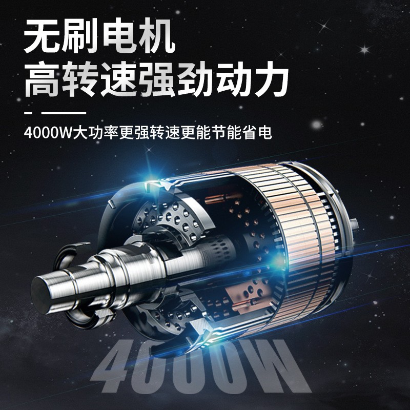 厂家直供小型便携式砍树机大概率油锯轻便单手链锯伐木汽油电链锯图5