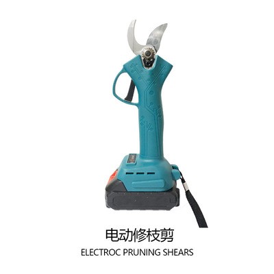 电动果树修枝剪无线锂电果枝剪充电式果园园艺修剪高枝剪跨境专供