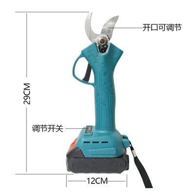 电动果树修枝剪无线锂电果枝剪充电式果园园艺修剪高枝剪跨境专供图4