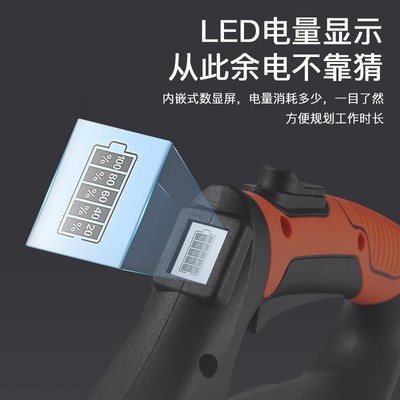 折叠电动割草机充电式小型家用多功能农用收割打草锄草锂电除草机图4