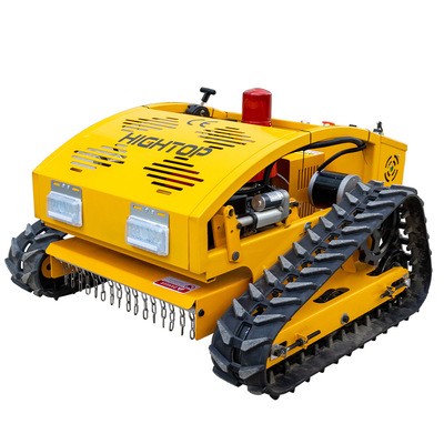 出口汽油遥控割草机 大马力全自动智能草坪机 果园堤坝荒地除草机图5