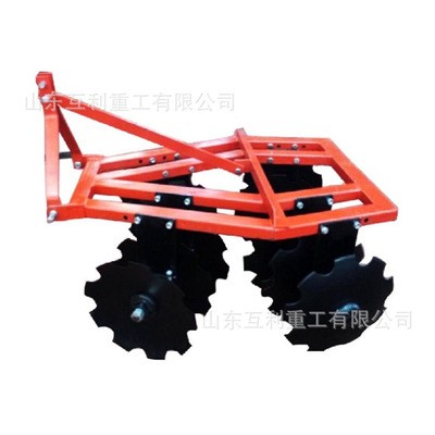 水田驱动圆盘犁 开荒中耕除草机 24片折翼圆盘耙图4