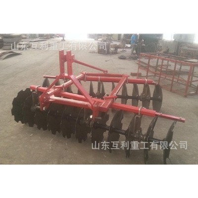 水田驱动圆盘犁 开荒中耕除草机 24片折翼圆盘耙图3