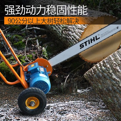 原木断木机 大型电锯 手推锯 原木断料机 原木切割机图3