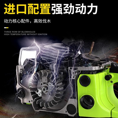 厂家直发大功率油锯伐木锯汽油锯手提小型家用原装砍树神器正品图4