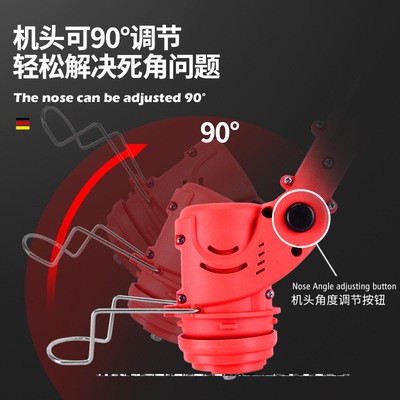 电动折叠割草机锂电除草机多功能小型家用手持锂电打割草机图5