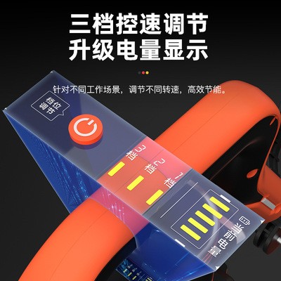 无刷锂电割草机充电式家用便携式打草机小型多功能家用电动除草机图2