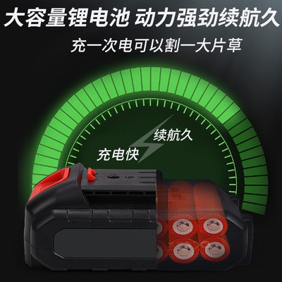 家用电动割草机充电锂电池打草机无线轻便手提庭院割灌机厂家批发图3