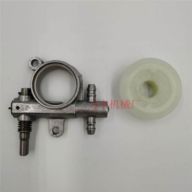 2500 3800机油泵和涡轮一套 油锯汽油锯伐木锯 园林配件机油泵