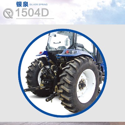 潍坊拖拉机银泉1504D国3发动机150hp舒适座椅空调驾驶室整机