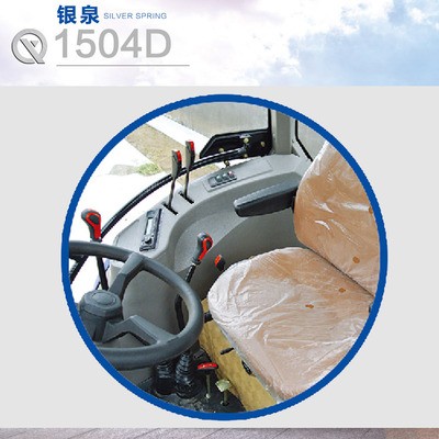 潍坊拖拉机银泉1504D国3发动机150hp舒适座椅空调驾驶室整机图4