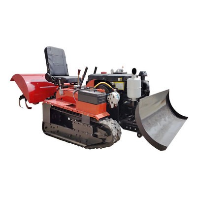 出售多功能履带旋耕机 果园开沟机旋耕机 小型农用田园管理耕地机图5