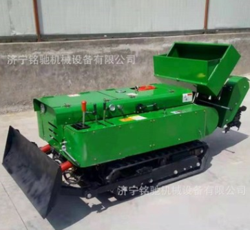 铭驰机械履带式开沟施肥田园管理机 农用遥控自走式旋耕开沟图5