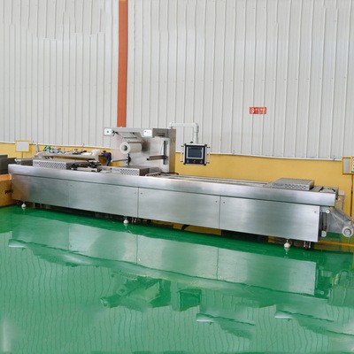 拉伸膜全自动连续真空包装机 海参鱼豆腐鸡爪卤蛋充氮保鲜封口机图3