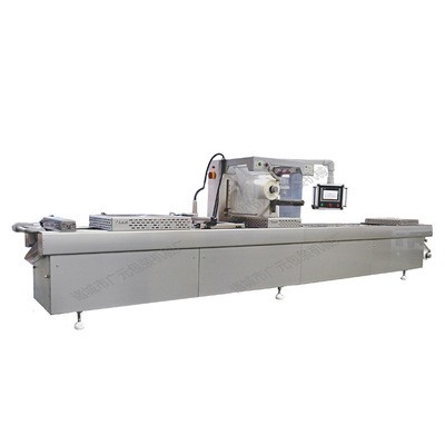 拉伸膜全自动连续真空包装机 海参鱼豆腐鸡爪卤蛋充氮保鲜封口机图5