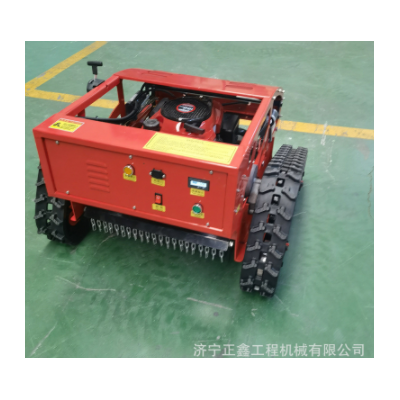 履带草坪割草机 园林修剪除草打草机价格 果园遥控割草碎草机