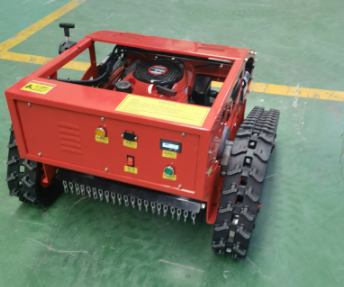 履带草坪割草机 园林修剪除草打草机价格 果园遥控割草碎草机图5