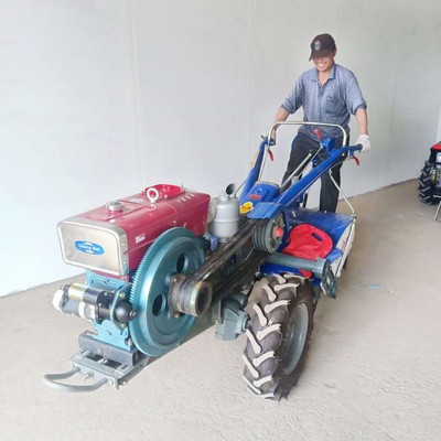 农用机械手扶旋耕机大马力柴油旋耕机果园大棚手扶耕地机厂家图2