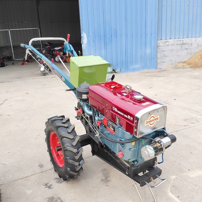 电启动柴油旋耕机手扶拖拉机厂家农田果园开沟机乘坐式耕地机图3