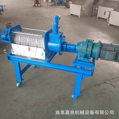 河南 300型粪水分离机 鸭粪分离机报价 嘉良 鸡鸭牛粪脱水机图3