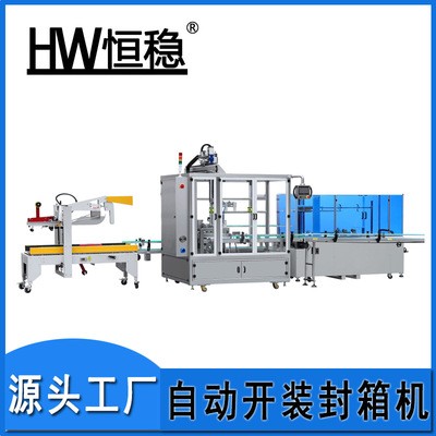 自动装箱机 自动开箱装箱封箱生产线 抓取式装箱机图2