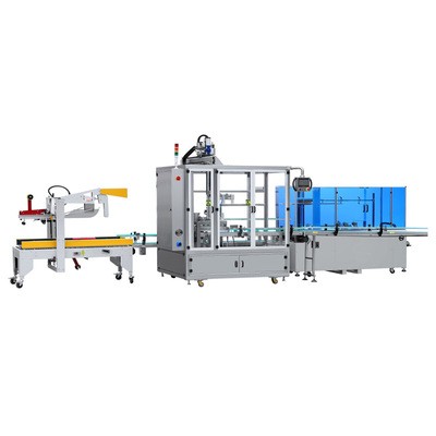 自动装箱机 自动开箱装箱封箱生产线 抓取式装箱机图5