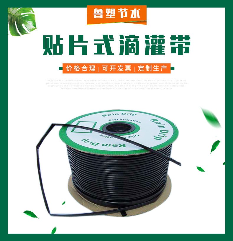 双孔贴片滴灌带 10cm间距滴灌带20间距15间距贴片式滴灌带图4