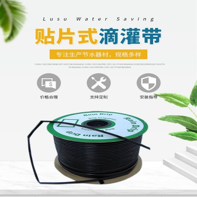 双孔贴片滴灌带 10cm间距滴灌带20间距15间距贴片式滴灌带