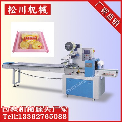 松川温州厂家直销面包柿饼月蛋糕饼干包装机薄膜封口机枕式包装机图3