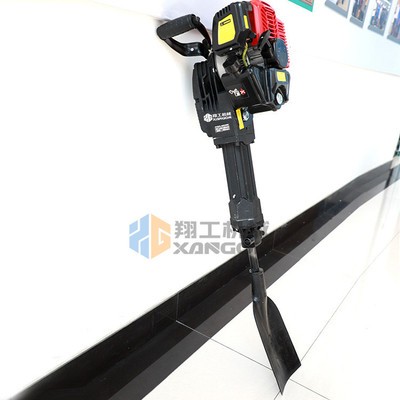 多功能移树挖坑机 轻便式油镐起树挖树机 果园手提式刨坑种树机图3