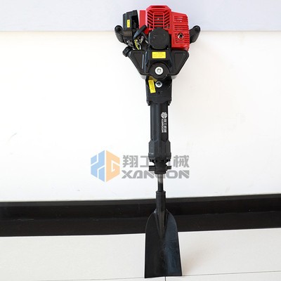 多功能移树挖坑机 轻便式油镐起树挖树机 果园手提式刨坑种树机