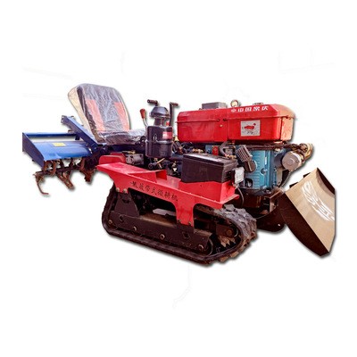 农田整改履带式微耕机四驱柴油开沟机多功能果园施肥除草旋耕机图5