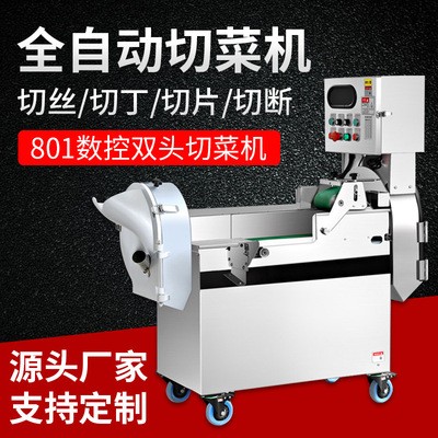801型双头多功能切菜机食堂酒店全自动大型商用切丝切片切丁机器图2