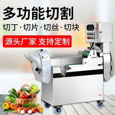 801型双头多功能切菜机食堂酒店全自动大型商用切丝切片切丁机器图3