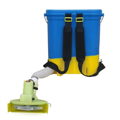 多功能电动小型农用撒化肥机器背负式水稻播种施肥自动追肥投饵机图5