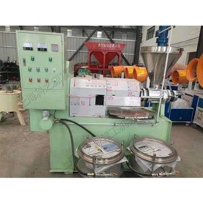 小型油坊自动化榨油机 螺旋榨油设备 kzy-964型双杠花生油压榨机图3
