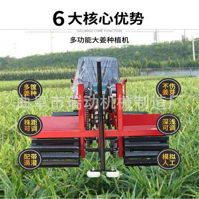 自走式生姜播种机器全自动大姜种植机农业座驾式埋姜机
